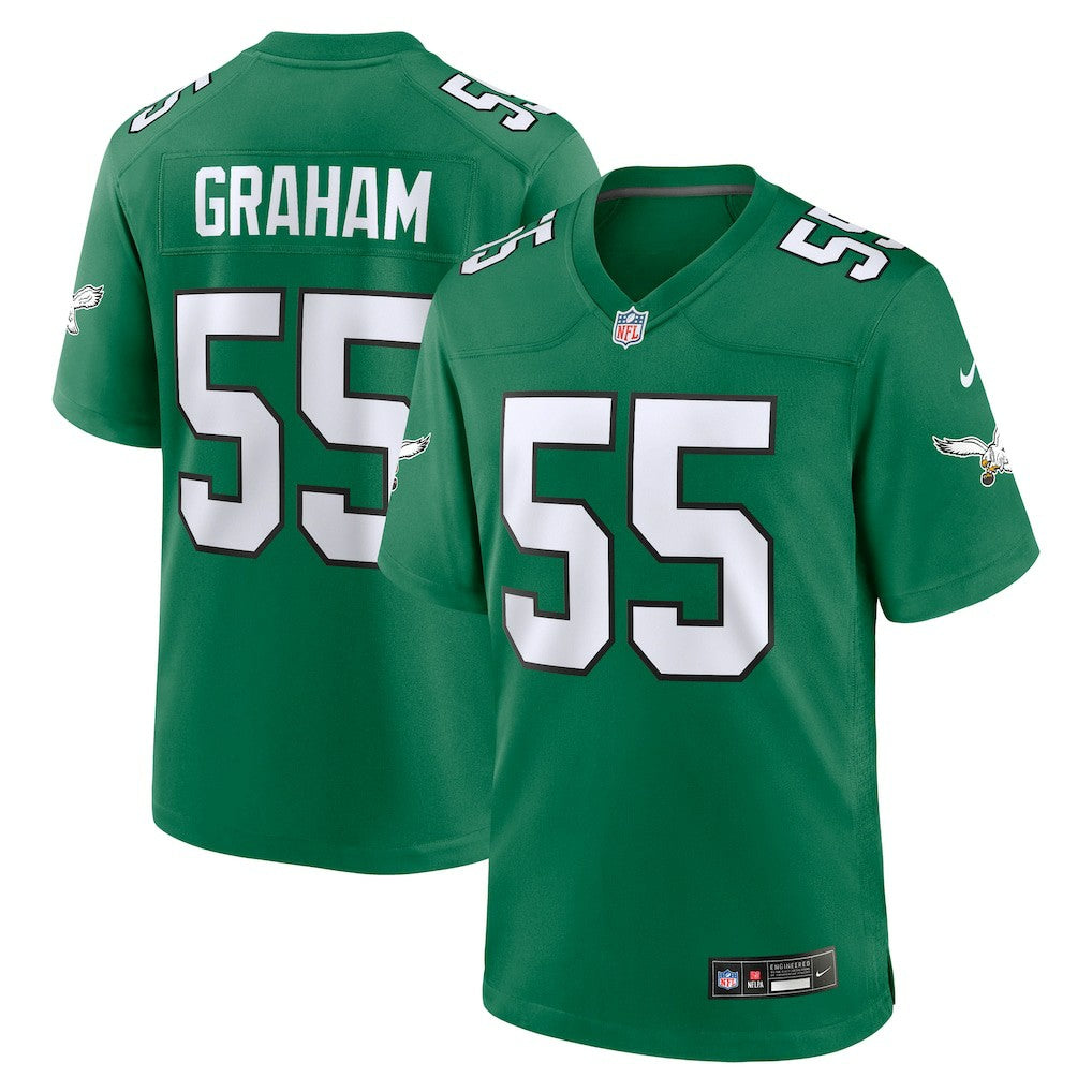 Nike Brandon Graham Philadelphia Eagles Alternate Game Jersey Kelly Green