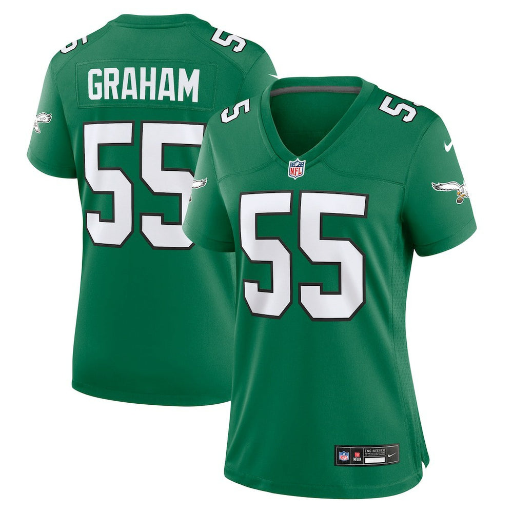 Nike Brandon Graham Philadelphia Eagles Women's Alternate Game Jersey Kelly Green
