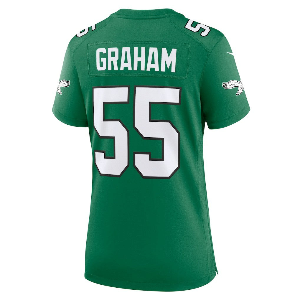 Nike Brandon Graham Philadelphia Eagles Women's Alternate Game Jersey Kelly Green