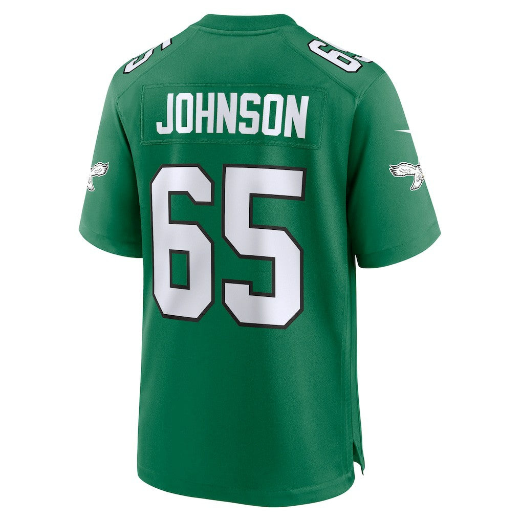 Nike Lane Johnson Philadelphia Eagles Alternate Game Jersey Kelly Green