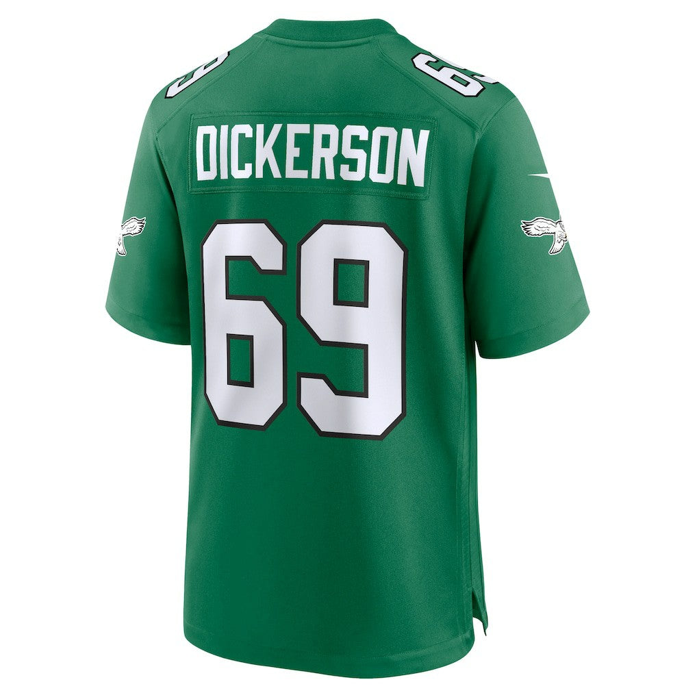 Nike Landon Dickerson Philadelphia Eagles Alternate Game Jersey Kelly Green