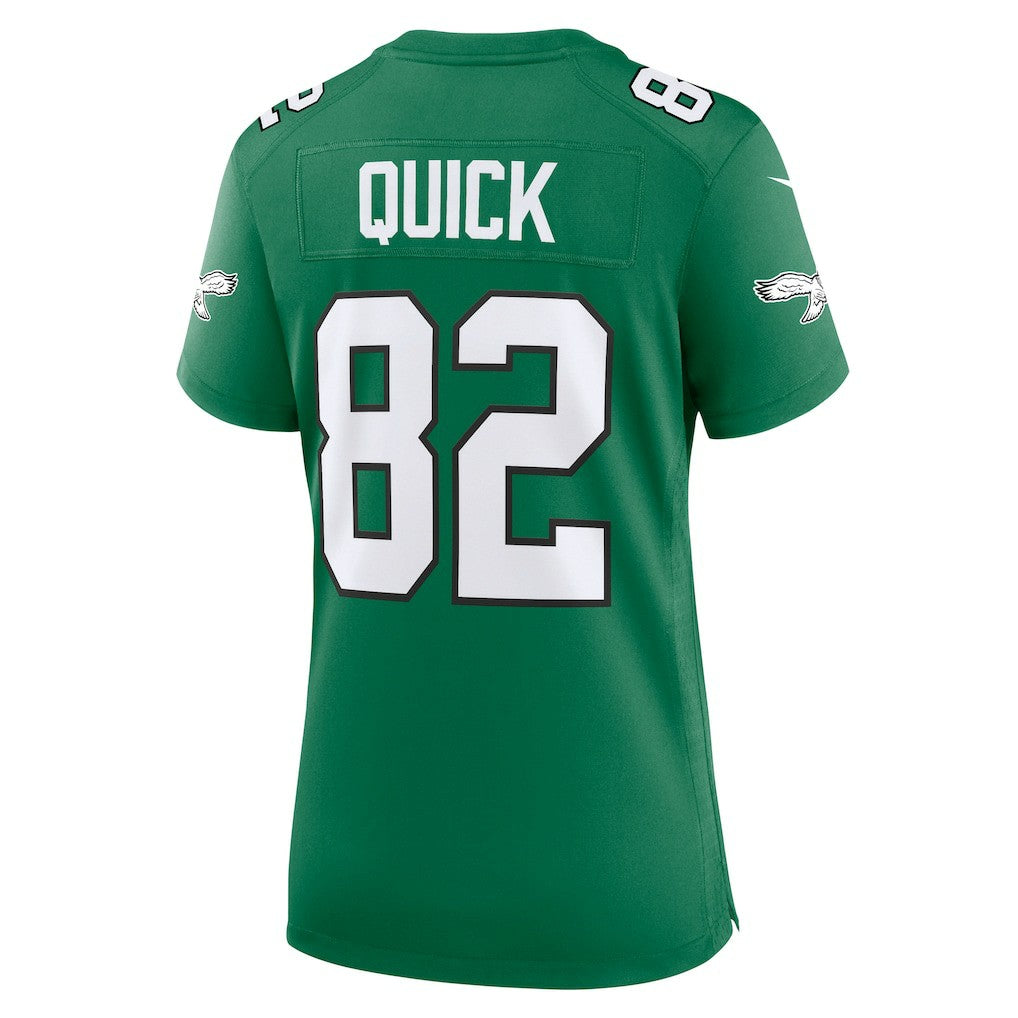 Nike Mike Quick Philadelphia Eagles Women's Alternate Game Jersey Kelly Green