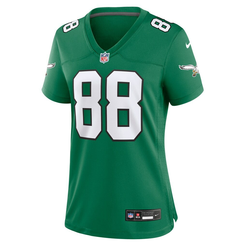 Nike Dallas Goedert Philadelphia Eagles Women's Alternate Game Jersey Kelly Green