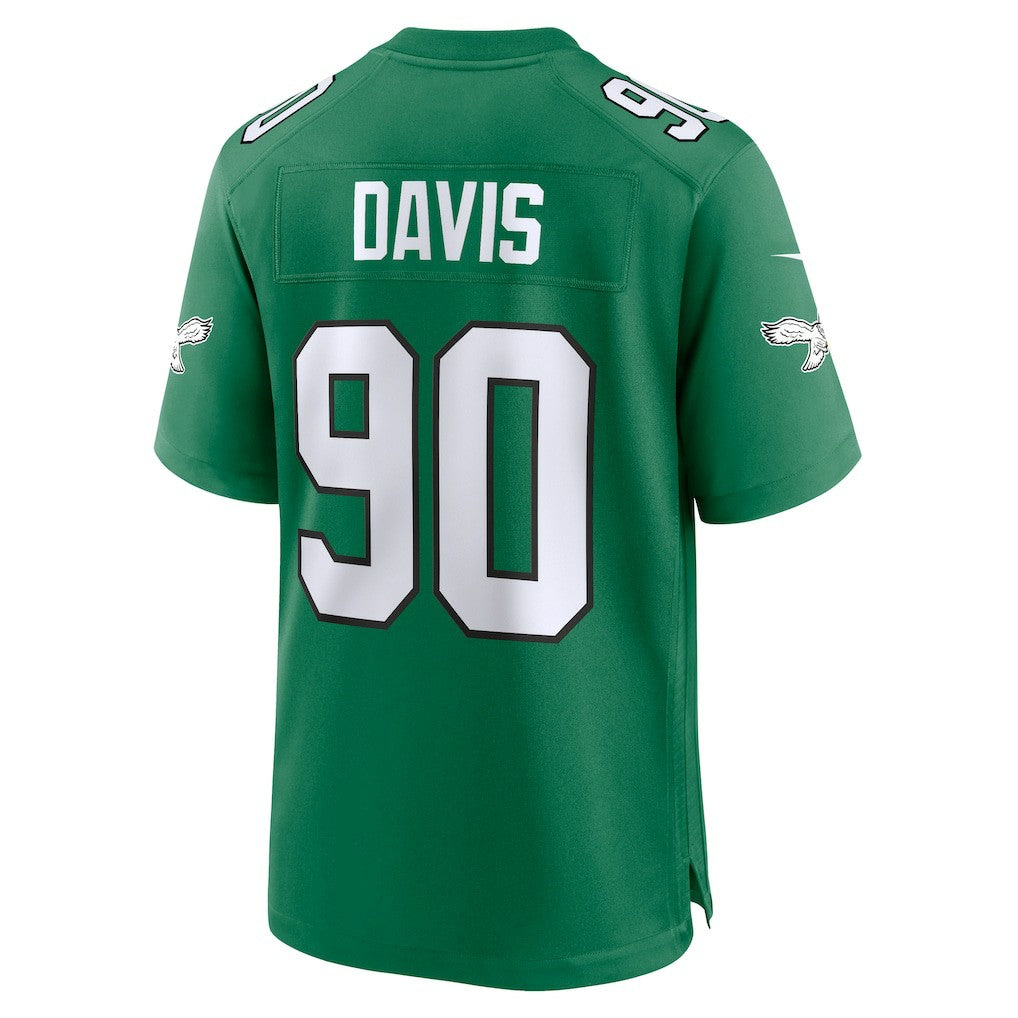 Nike Jordan Davis Philadelphia Eagles Alternate Game Jersey Kelly Green