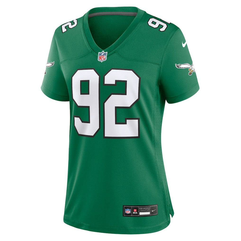 Nike Reggie White Philadelphia Eagles Women's Alternate Game Jersey Kelly Green