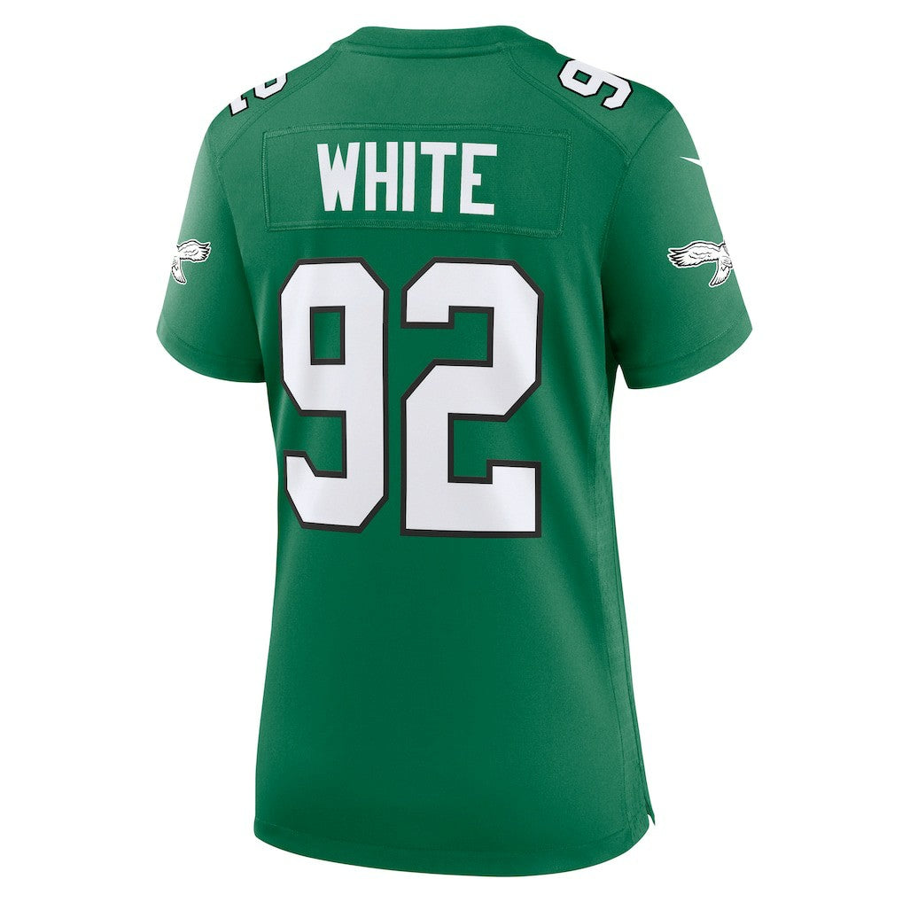 Nike Reggie White Philadelphia Eagles Women's Alternate Game Jersey Kelly Green