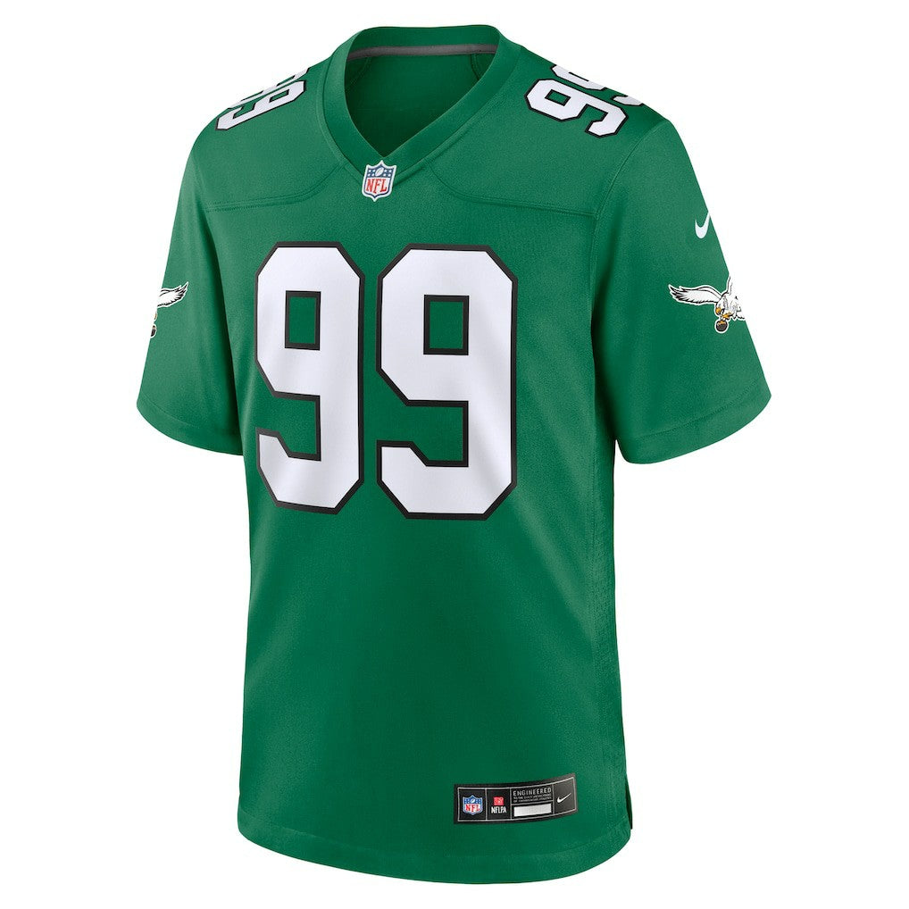 Nike Jerome Brown Philadelphia Eagles Retired Player Alternate Game Jersey Kelly Green