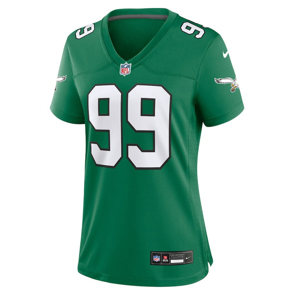 Nike Jerome Brown Philadelphia Eagles Women's Alternate Game Jersey Kelly Green