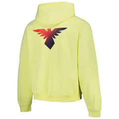 Club America Team Oversized Raglan Pullover Hoodie Yellow