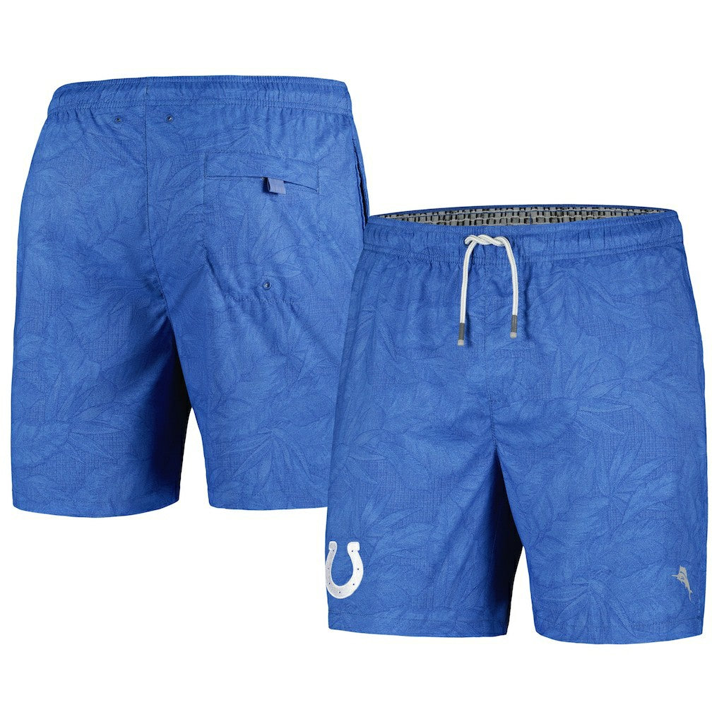 Indianapolis Colts Naples Layered Leaves Swim Trunks Royal