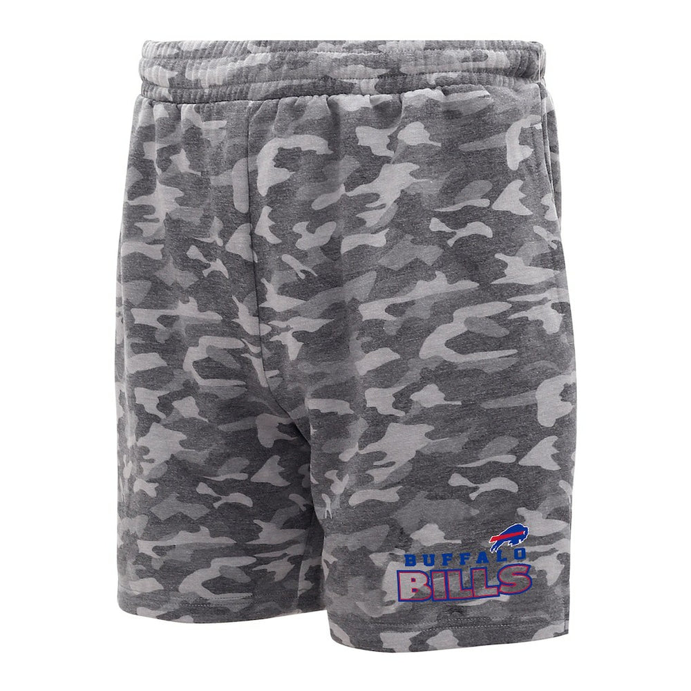 Buffalo Bills Concepts Sport Biscayne Camo Shorts Charcoal