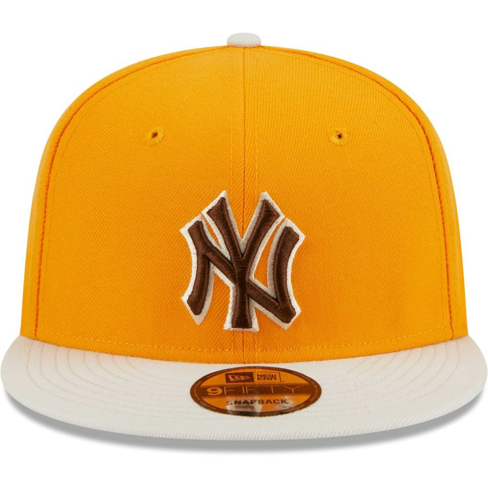 New York Yankees New Era Tiramisu  9FIFTY Snapback Hat - Gold - New Era Online