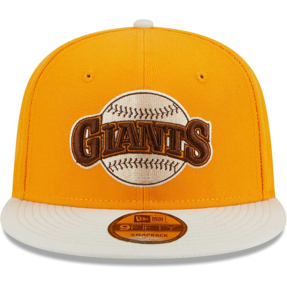 San Francisco Giants New Era Tiramisu  9FIFTY Snapback Hat - Gold - New Era Online