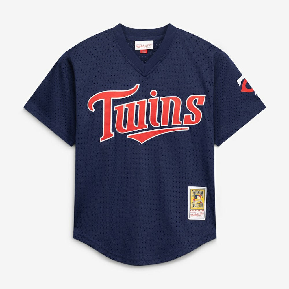 David Ortiz Minnesota Twins Mitchell & Ness Youth Cooperstown Collection Mesh Batting Practice Jersey - Navy - Mitchell & Ness on Sale