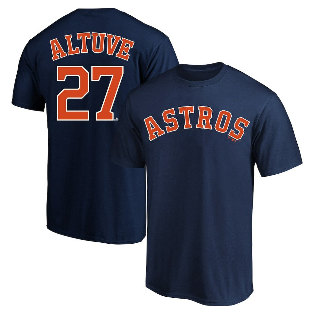 Jose Altuve Houston Astros Fanatics Big & Tall Name & Number T-Shirt - Navy - Fanatics Online