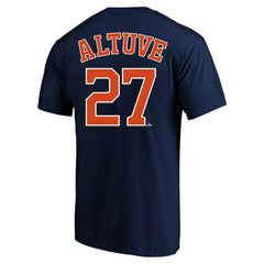 Jose Altuve Houston Astros Fanatics Big & Tall Name & Number T-Shirt - Navy - Fanatics Online