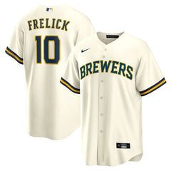 Sal Frelick Milwaukee Brewers Nike Home Replica Player Jersey - Cream - Nike Online