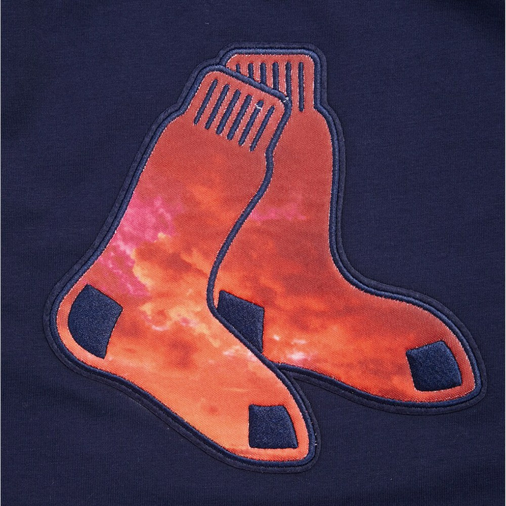 Boston Red Sox Pro Standard Women's Painted Sky Boxy Cropped T-Shirt - Navy - MLB Online