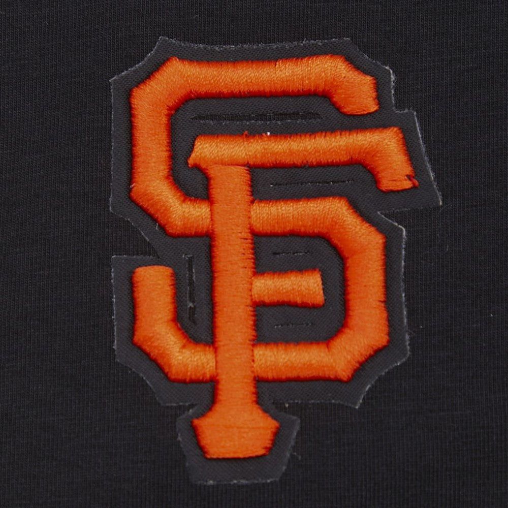 San Francisco Giants Pro Standard Women's Painted Sky Boxy Cropped T-Shirt - Black - MLB Sale