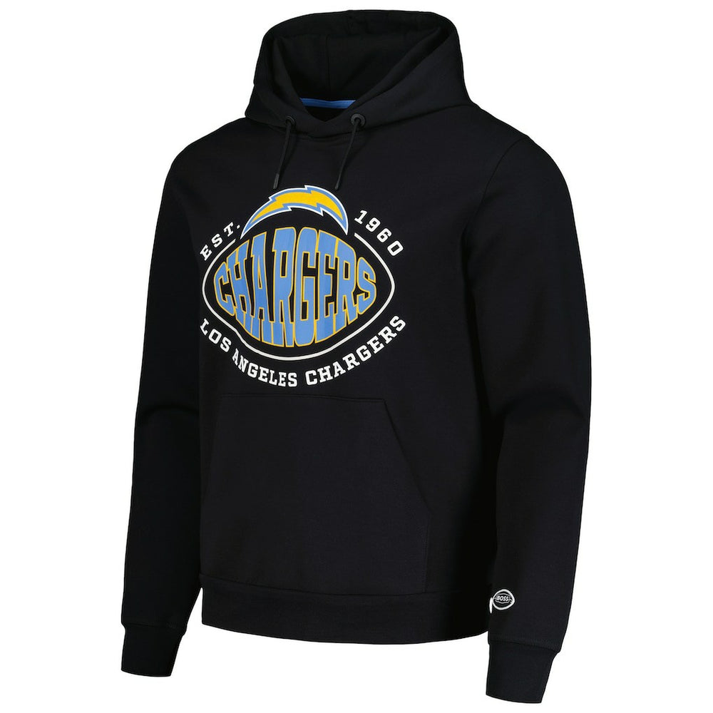 Los Angeles Chargers BOSS X NFL Touchback Pullover Hoodie Black