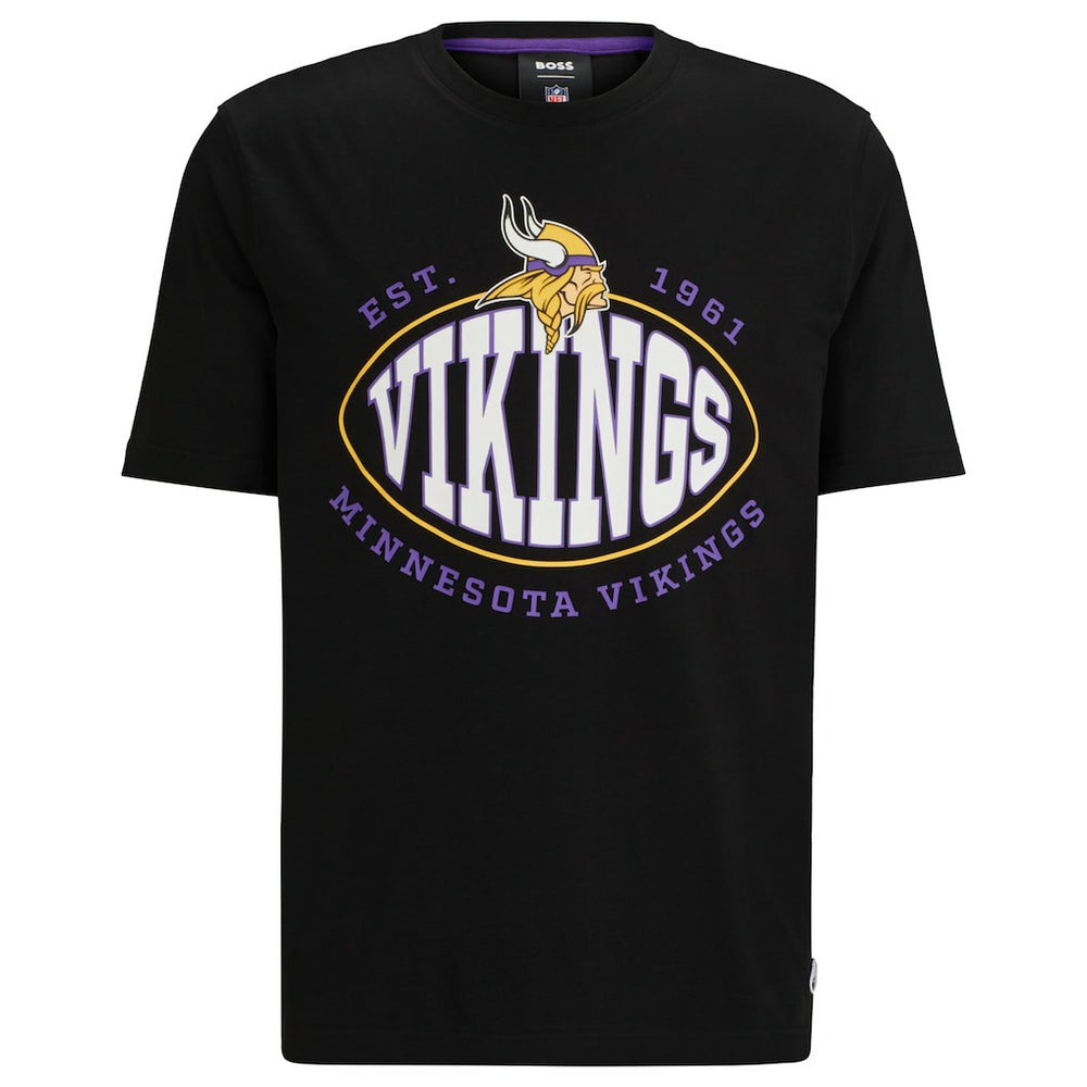 Minnesota Vikings BOSS X NFL Trap T-Shirt Black