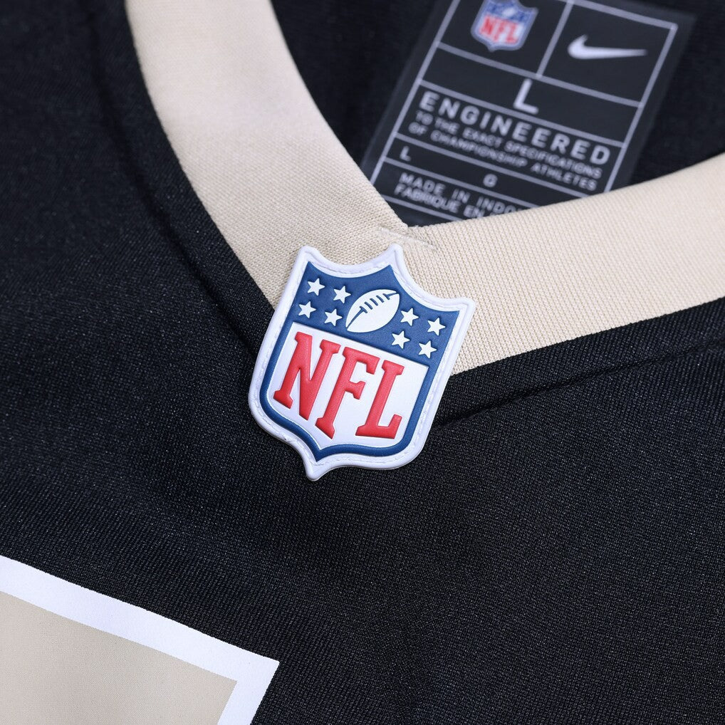 Nike Shaquan Davis New Orleans Saints Game Jersey Black