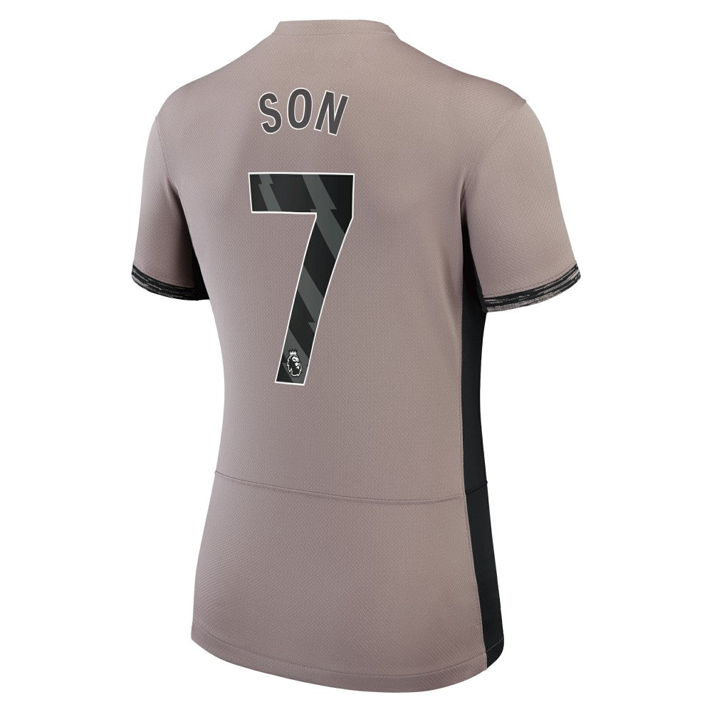 Son Heung-Min Tottenham Hotspur Women's 2023/24 Third Stadium Replica Player Jersey – Tan - Nike