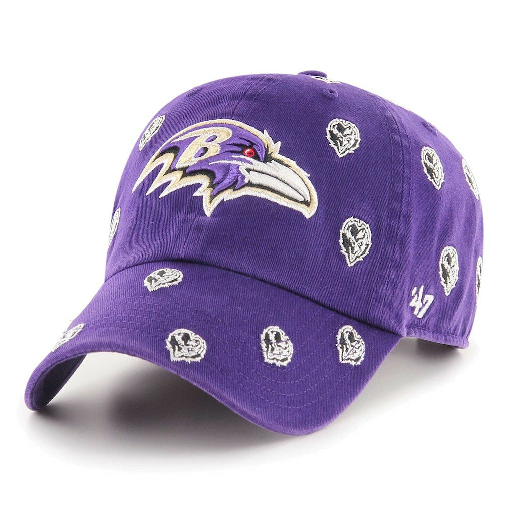 47 brand Baltimore Ravens '47 Confetti Clean Up Adjustable Hat Purple