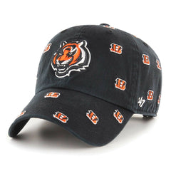47 brand Cincinnati Bengals '47 Confetti Clean Up Adjustable Hat Black
