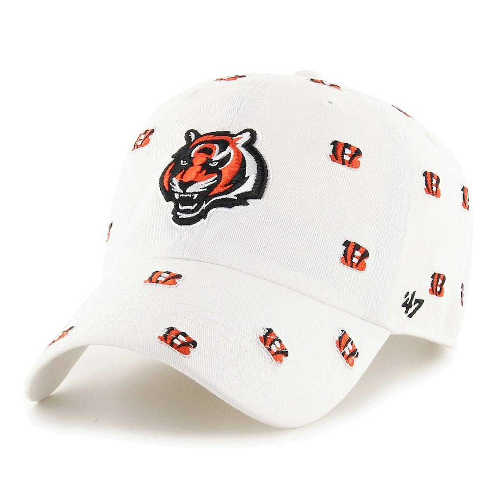 47 brand Cincinnati Bengals '47 Confetti Clean Up Adjustable Hat White
