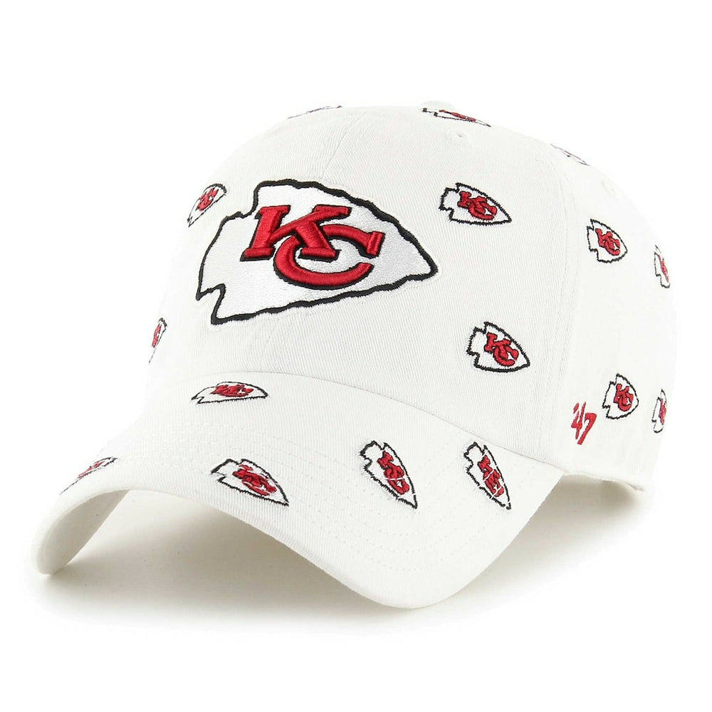 47 brand Kansas City Chiefs '47 Confetti Clean Up Adjustable Hat White