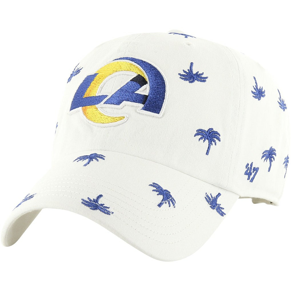 47 brand Los Angeles Rams '47 Confetti Clean Up Adjustable Hat White