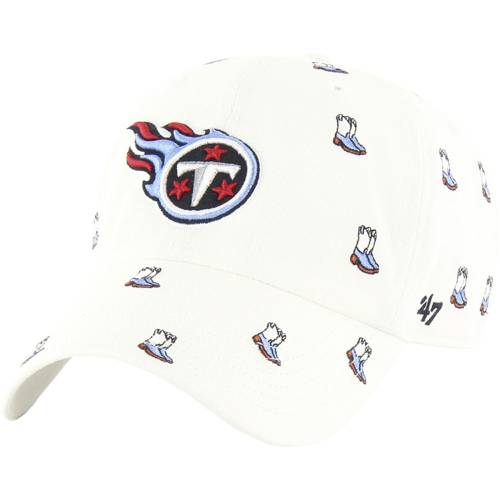 47 brand Tennessee Titans '47 Confetti Clean Up Adjustable Hat White