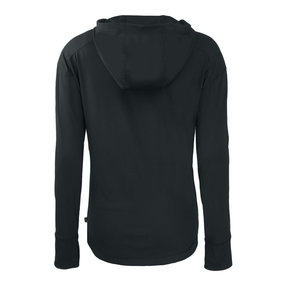 Cincinnati Reds Cutter & Buck Women's Daybreak Eco Recycled Full-Zip Hoodie - Black - MLB on Sale