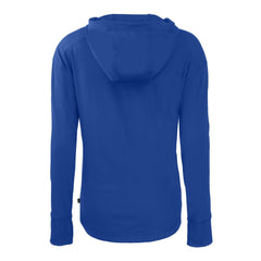 New York Mets Cutter & Buck Women's Daybreak Eco Recycled Full-Zip Hoodie - Royal - MLB Lifestyle