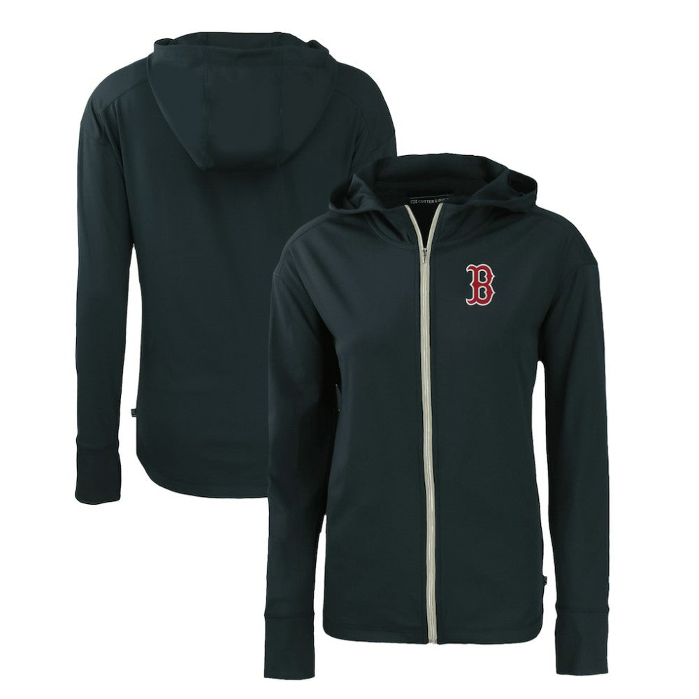Boston Red Sox Cutter & Buck Women's Daybreak Eco Recycled Full-Zip Hoodie - Navy - MLB Online