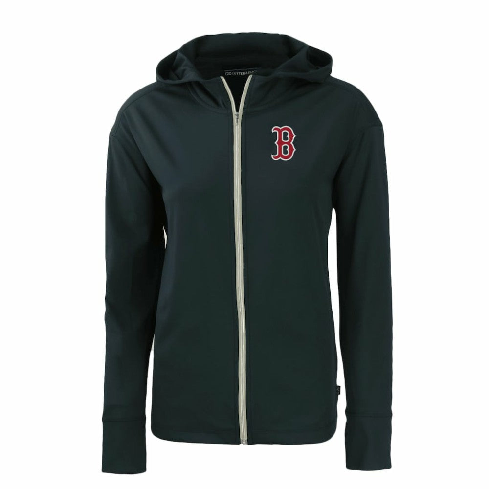 Boston Red Sox Cutter & Buck Women's Daybreak Eco Recycled Full-Zip Hoodie - Navy - MLB Online
