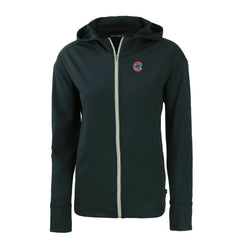 Chicago Cubs Cutter & Buck Women's Daybreak Eco Recycled Full-Zip Hoodie - Navy - MLB Lifestyle