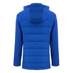 New York Mets Cutter & Buck Women's Evoke Hybrid Eco Softshell Recycled Full-Zip Hoodie Jacket - Royal - MLB Lifestyle