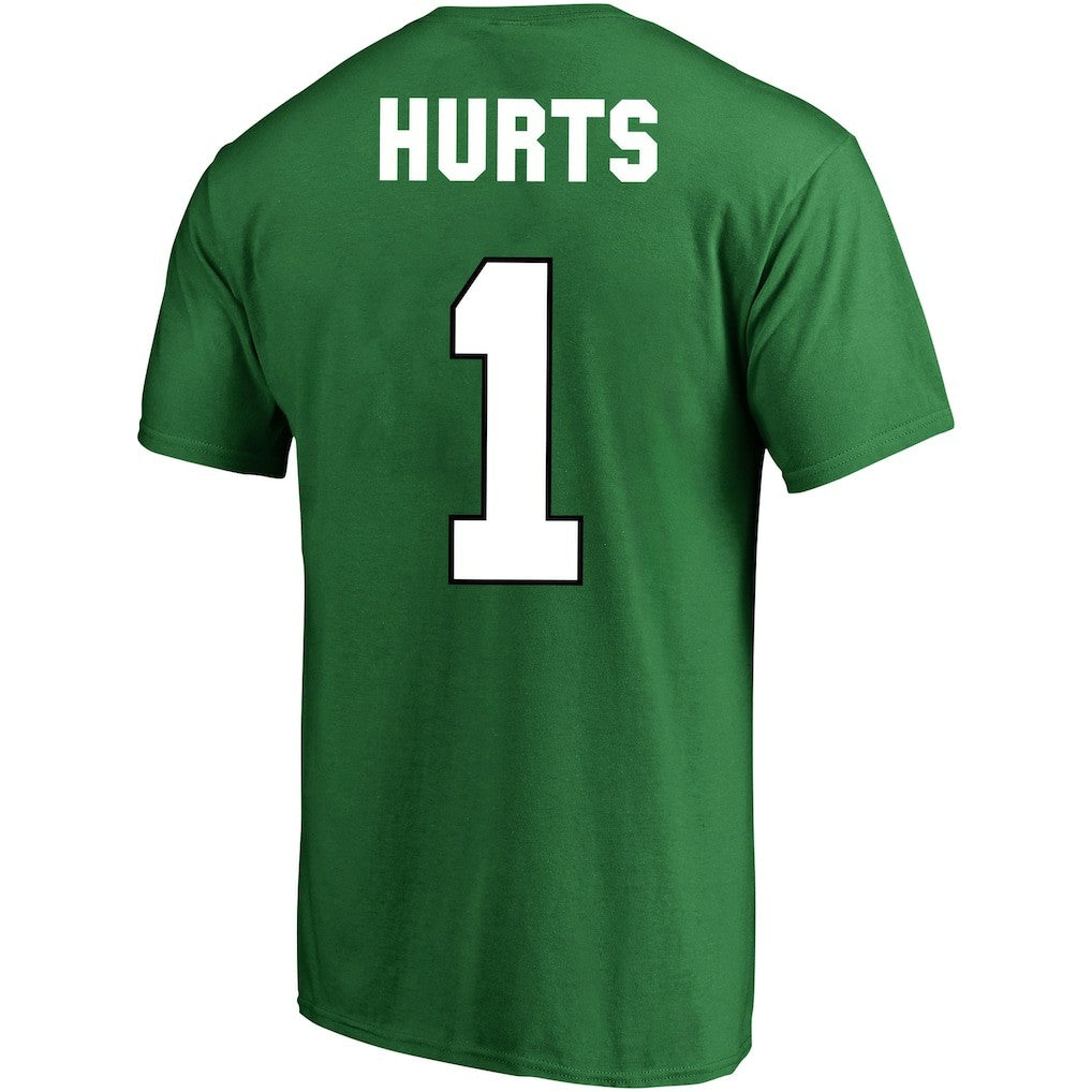 Fanatics Jalen Hurts Philadelphia Eagles Big & Tall Player Name & Number T-Shirt Kelly Green