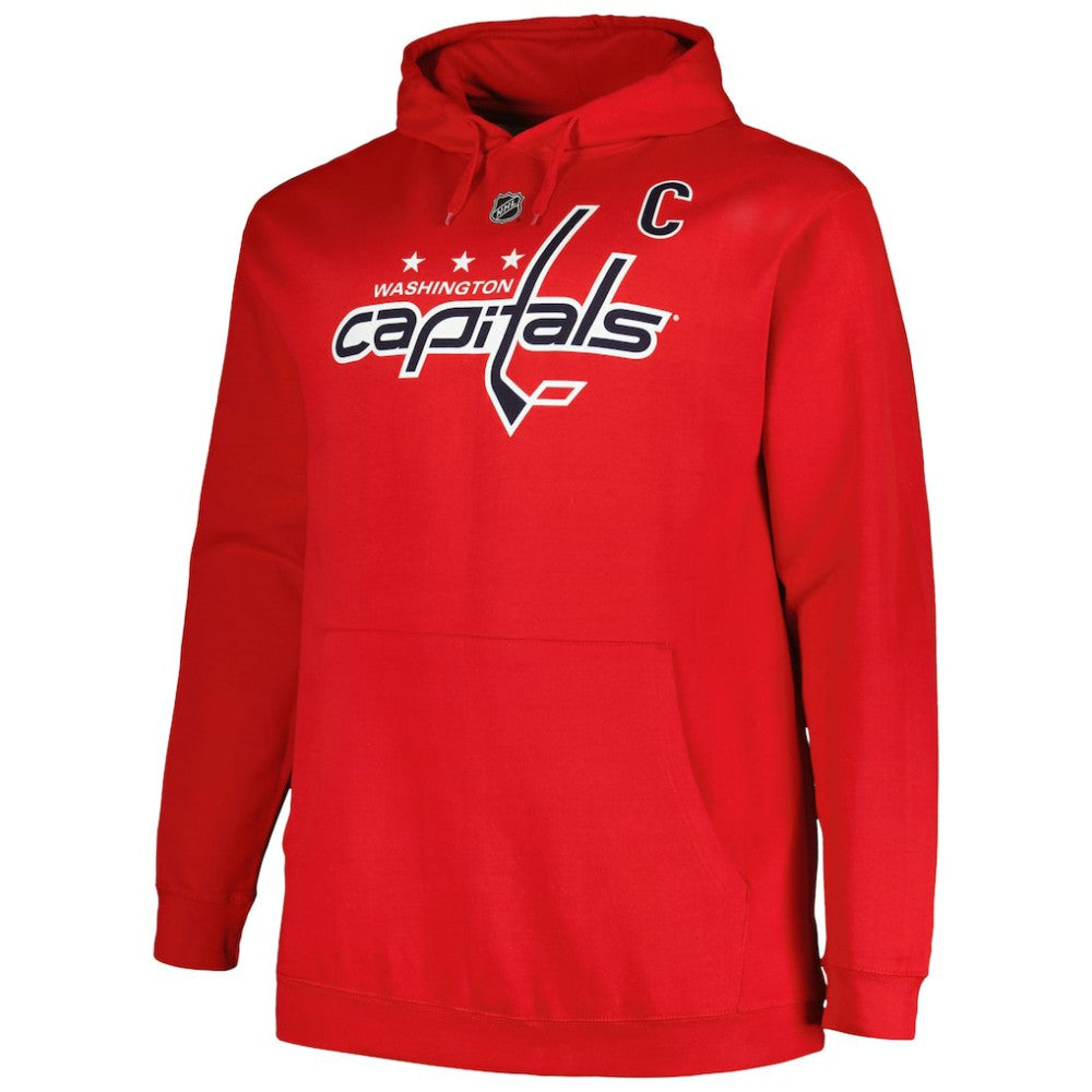 Alexander Ovechkin Washington Capitals Profile Big & Tall Name & Number Pullover Hoodie - Red - NHL 200464393