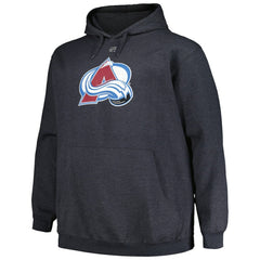 Nathan MacKinnon Colorado Avalanche Profile Big & Tall Name & Number Pullover Hoodie - Charcoal - NHL 200464397