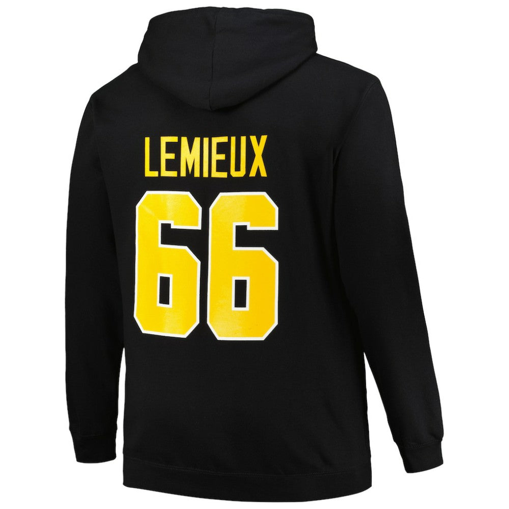 Mario Lemieux Pittsburgh Penguins Mitchell & Ness Name & Number Pullover Hoodie - Black - NHL 200464402