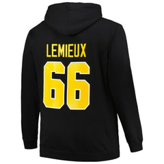 Mario Lemieux Pittsburgh Penguins Mitchell & Ness Name & Number Pullover Hoodie - Black - NHL 200464402