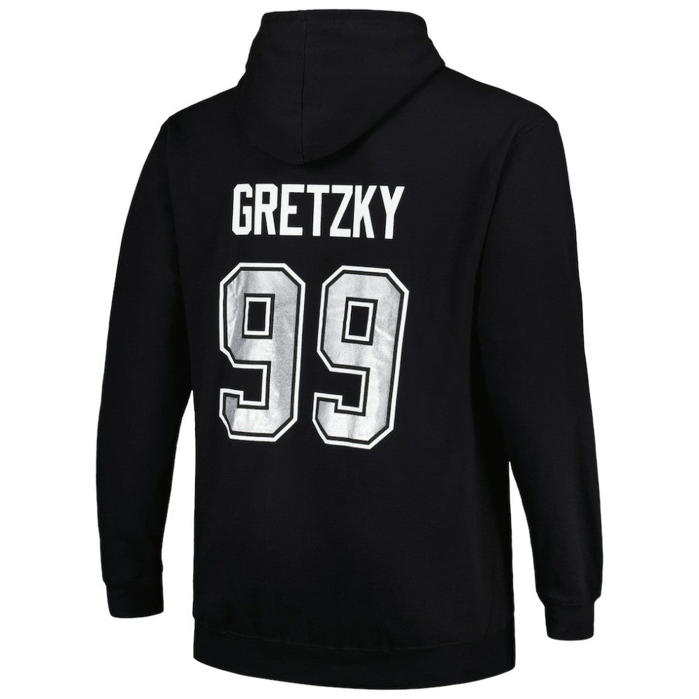 Wayne Gretzky Los Angeles Kings Mitchell & Ness Name & Number Pullover Hoodie - Black - NHL 200464405