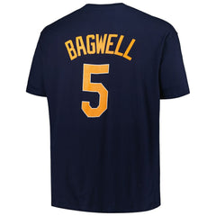 Jeff Bagwell Houston Astros Profile Big & Tall Cooperstown Collection Player Name & Number T-Shirt - Navy - MLB Online