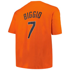 Craig Biggio Houston Astros Profile Big & Tall Cooperstown Collection Player Name & Number T-Shirt - Orange - MLB Lifestyle
