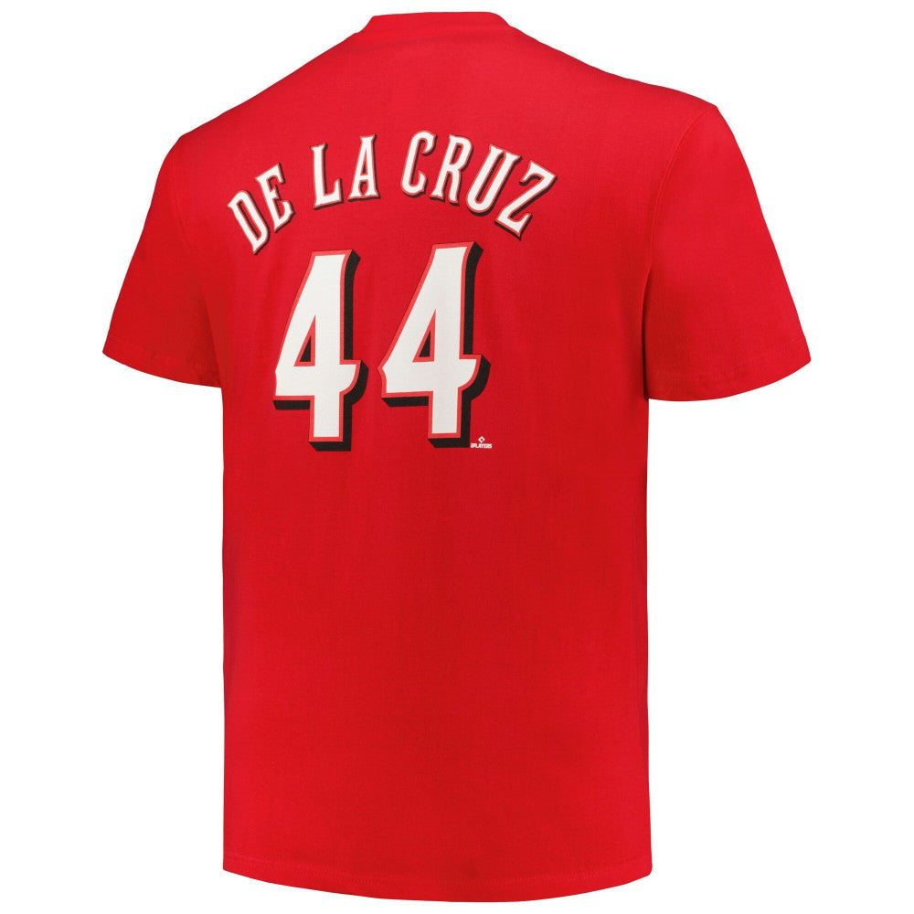 Elly De La Cruz Cincinnati Reds Fanatics Big & Tall Name & Number T-Shirt - Red - Fanatics Lifestyle