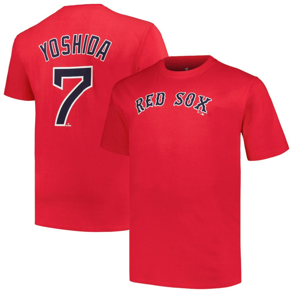 Masataka Yoshida Boston Red Sox Big & Tall Name & Number T-Shirt - Red - MLB Online