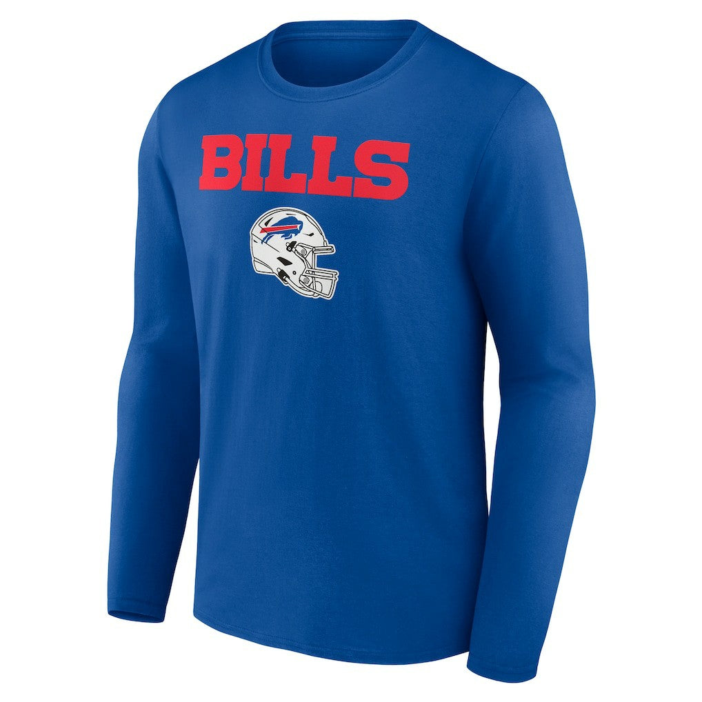 Josh Allen Buffalo Bills Team Wordmark Long Sleeve T-Shirt Royal